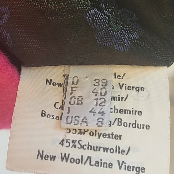 Lutz Teutloff Vintage 80s Wool /Cashmere blend Jacket - Picture 5 of 8